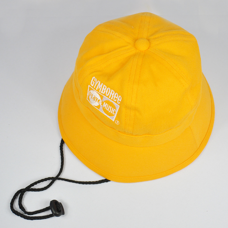 รับผลิตหมวกปีกรอบเด็กสีเหลือง